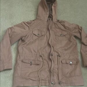 Women’s Mauve Hooded Jacket